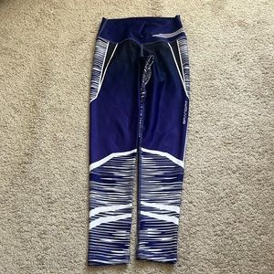 BrandFit High-Waist Colombian‎ Leggings- High Compression  Purple ONE SIZE